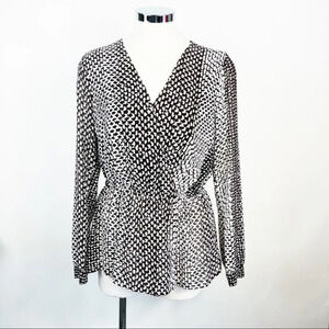 MICHAEL Michael Kors  Snake Print Blouse‎ Small